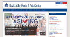 Desktop Screenshot of adlercenter.org